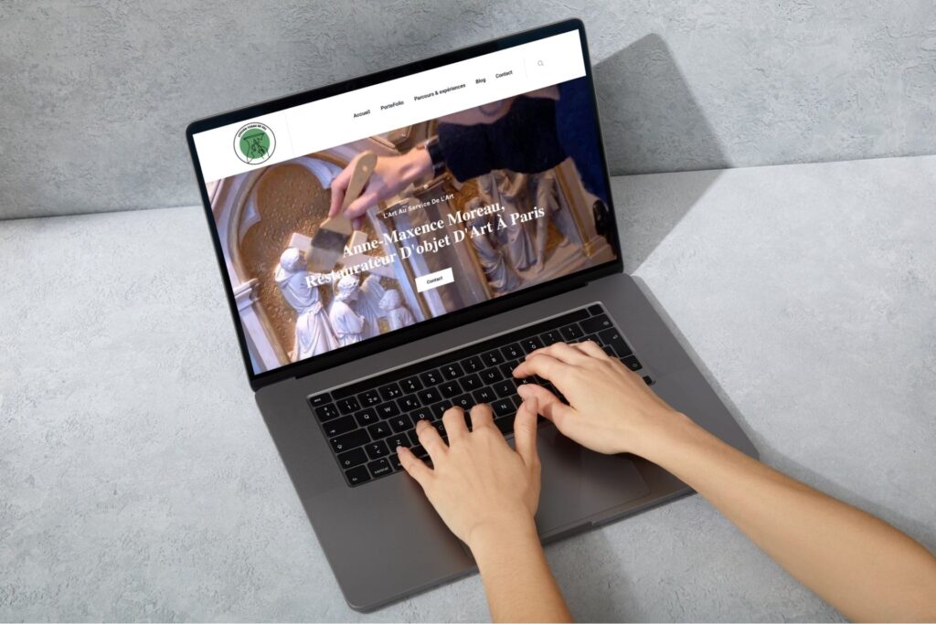Exemple de site simple et pratique création wordpress pas chère Crozon