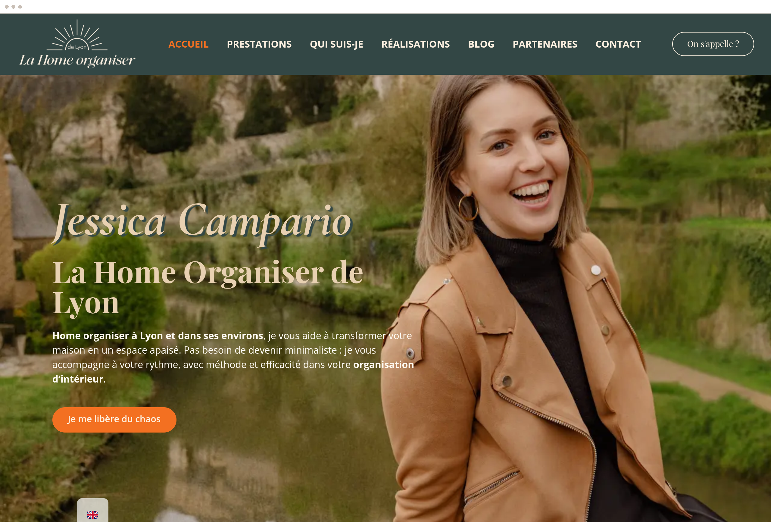 Jessica Campario, home organiser à Lyon - Site internet créé par Mon Site Simple & Pratique